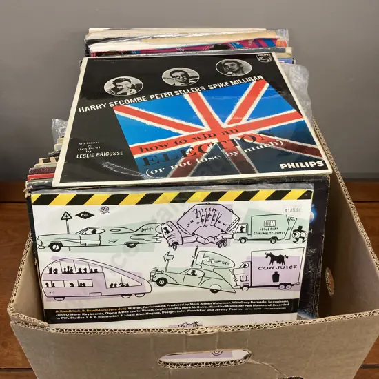 Box Lot LPs - RoadBlock, How To Win An Election, The Jacksons Etc